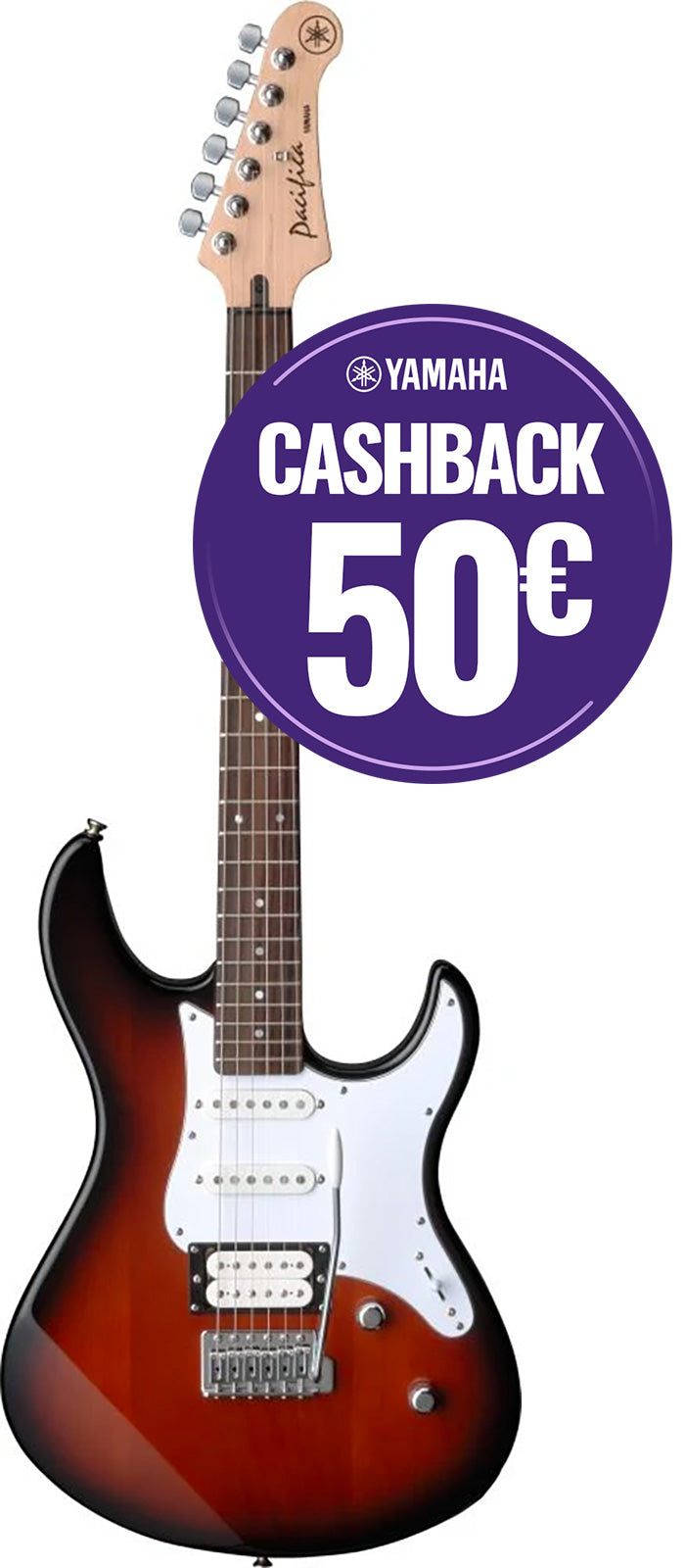 Yamaha Pacifica Pa112V Sunburst violino antigo
