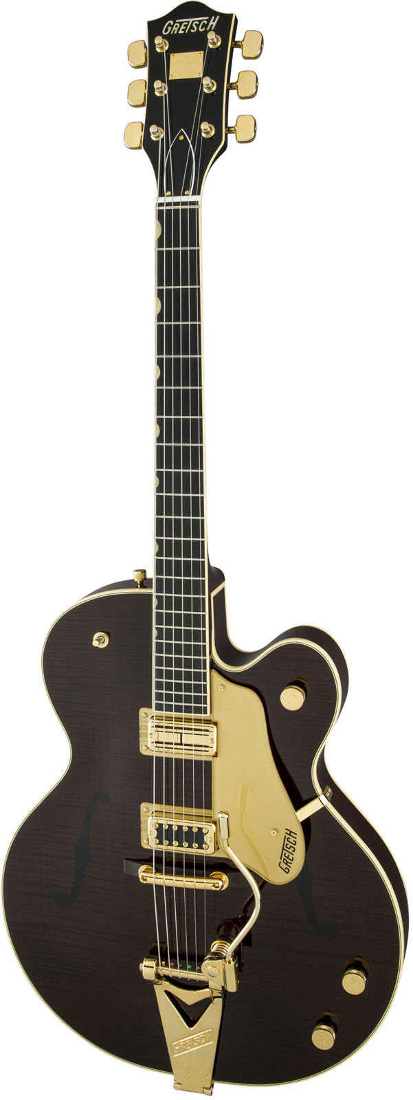 G6122T-59 Country Gentleman Vintage Select Signature Chet Atkins Laca com tingimento de nogueira