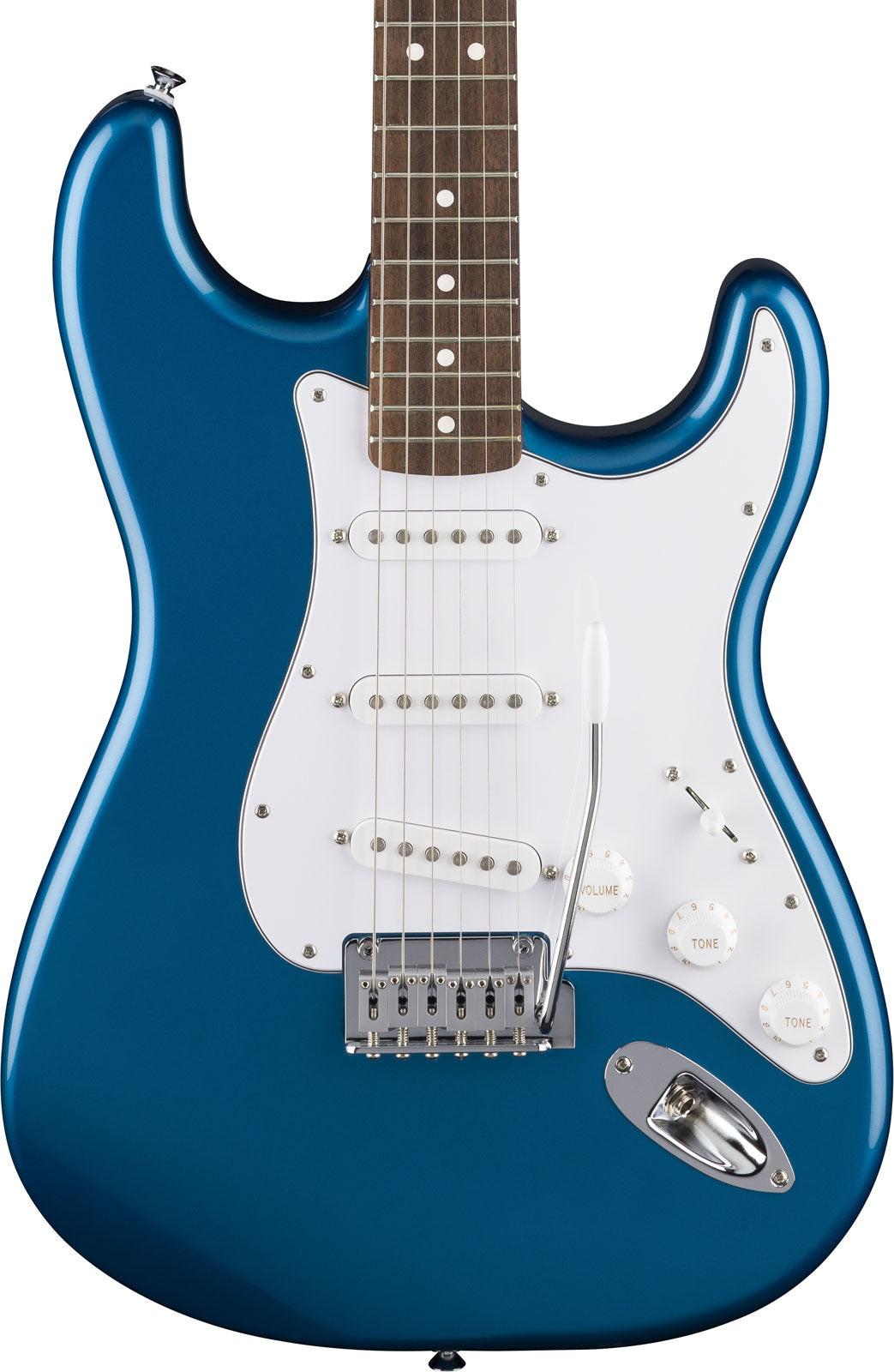 Standard Stratocaster LRL Escudo Branco Aqua Marine Metallic