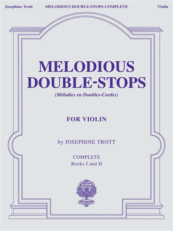 Trott Josephine - Duplas melódicas completas para Violino - Livros I e II - Violino