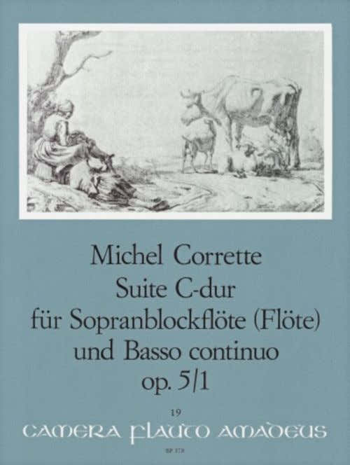 Corrette M. - Suite C-dur Op. 5/1 - FLB Soprano et BC