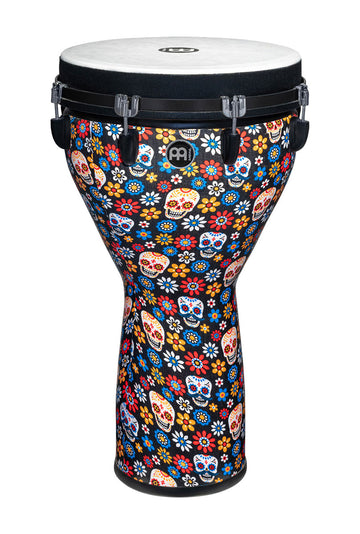 PERCUSSION 14" JUMBO DJEMBE DAY OF THE DEAD