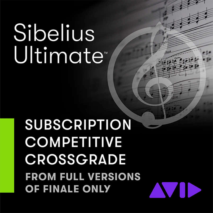 Sibelius Ultimate Mudança de produto