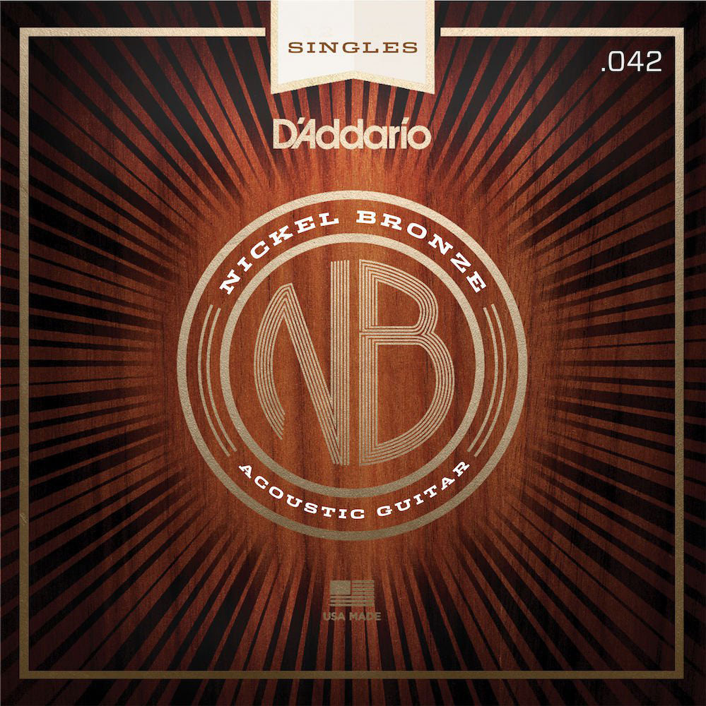 STRING ONLY FOR ACOUSTIC GUITAR NB042 NICKEL BRONZE NET .042