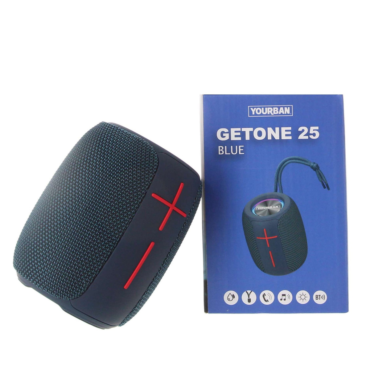 GETONE 25 BLUE - COLUNA NOMADIC BLUETOOTH COMPACTA AZUL