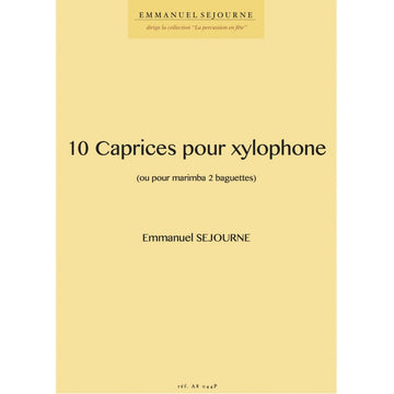 Sejourne E. - 10 Caprichos para xilofone