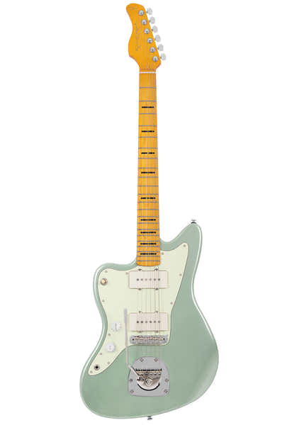 Sire Larry Carlton J5 Lh Sgm Rn Verde surf metalizado