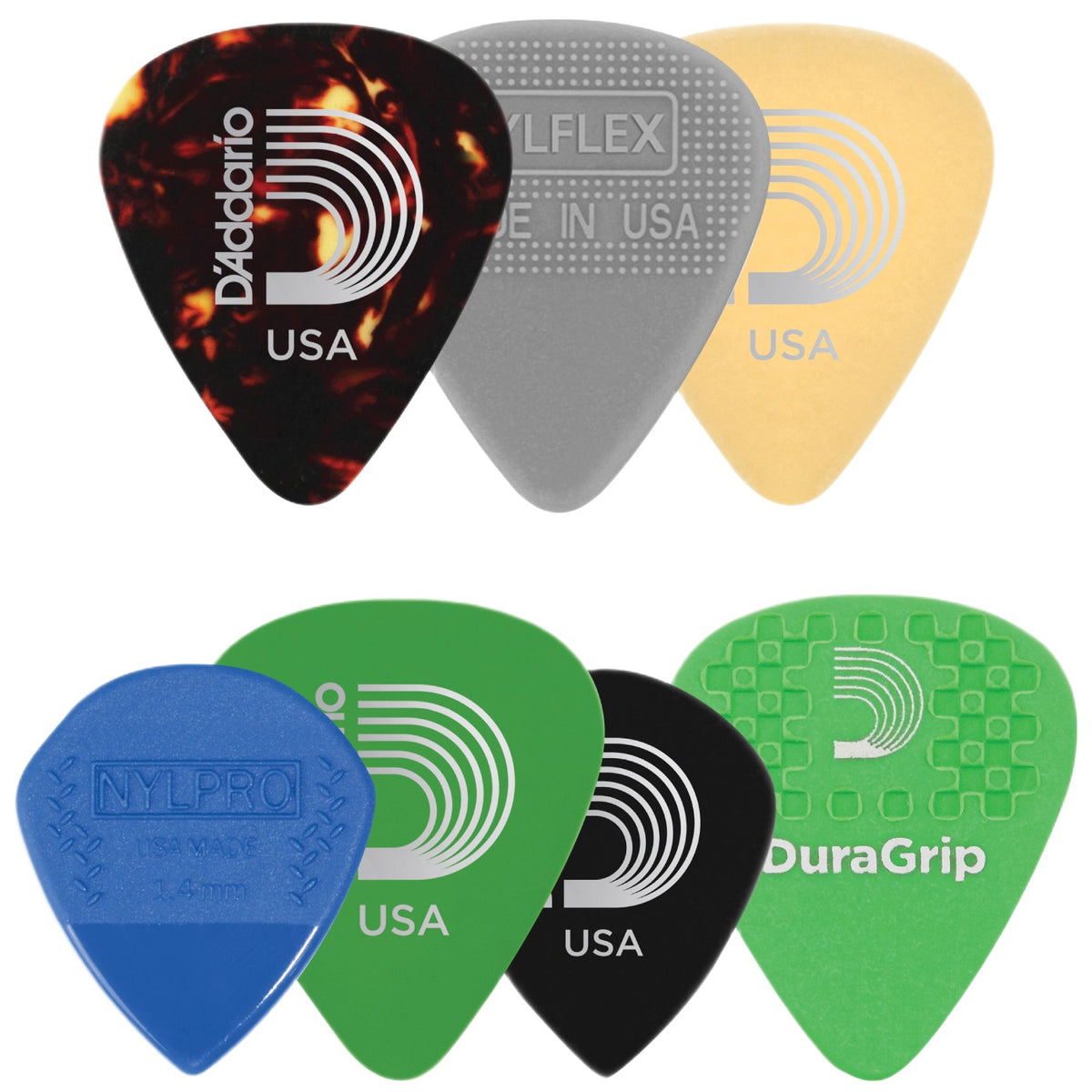 D'ADDARIO 1XVP4-5 Pack De 5 Palhetas Medium