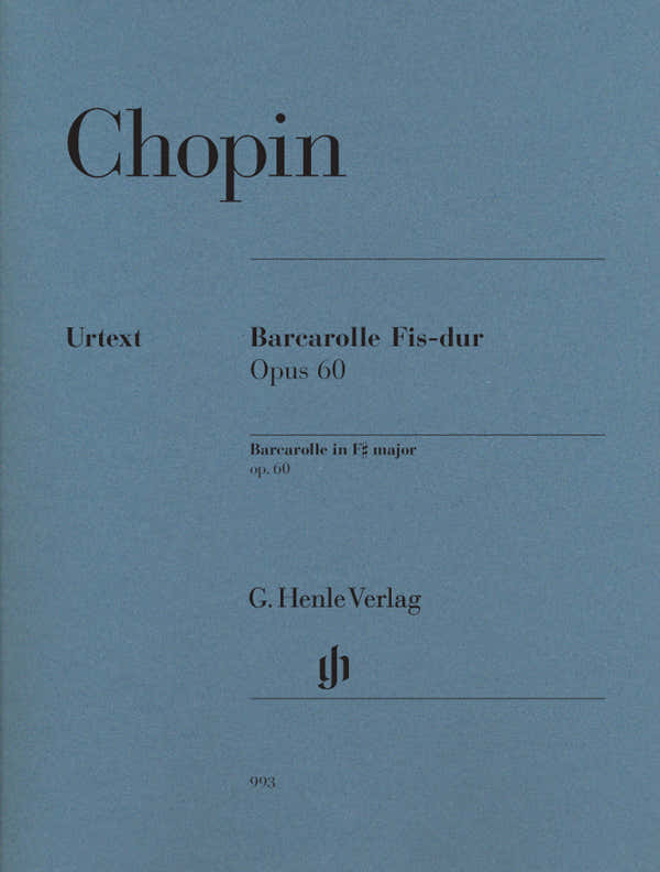 Chopin F. - Barcarolle Op. 60 - Piano