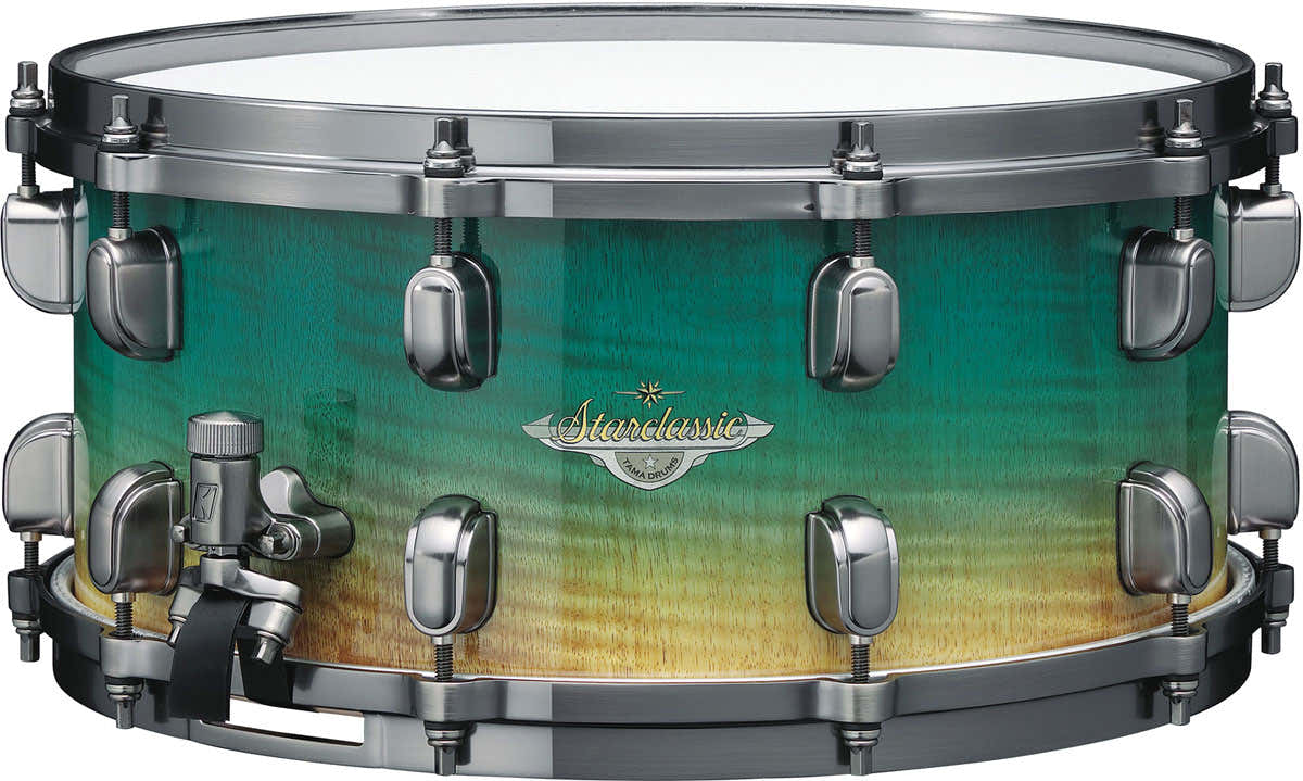 MES1465U-VMMF - Starclassic Maple 14"X6.5" Ferragens de níquel preto fumado do casco